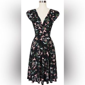 Vintage! Trashy Diva 1940s Lovebirds Dress